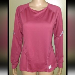 REI ladies SMALL pink long sleeve knit top.